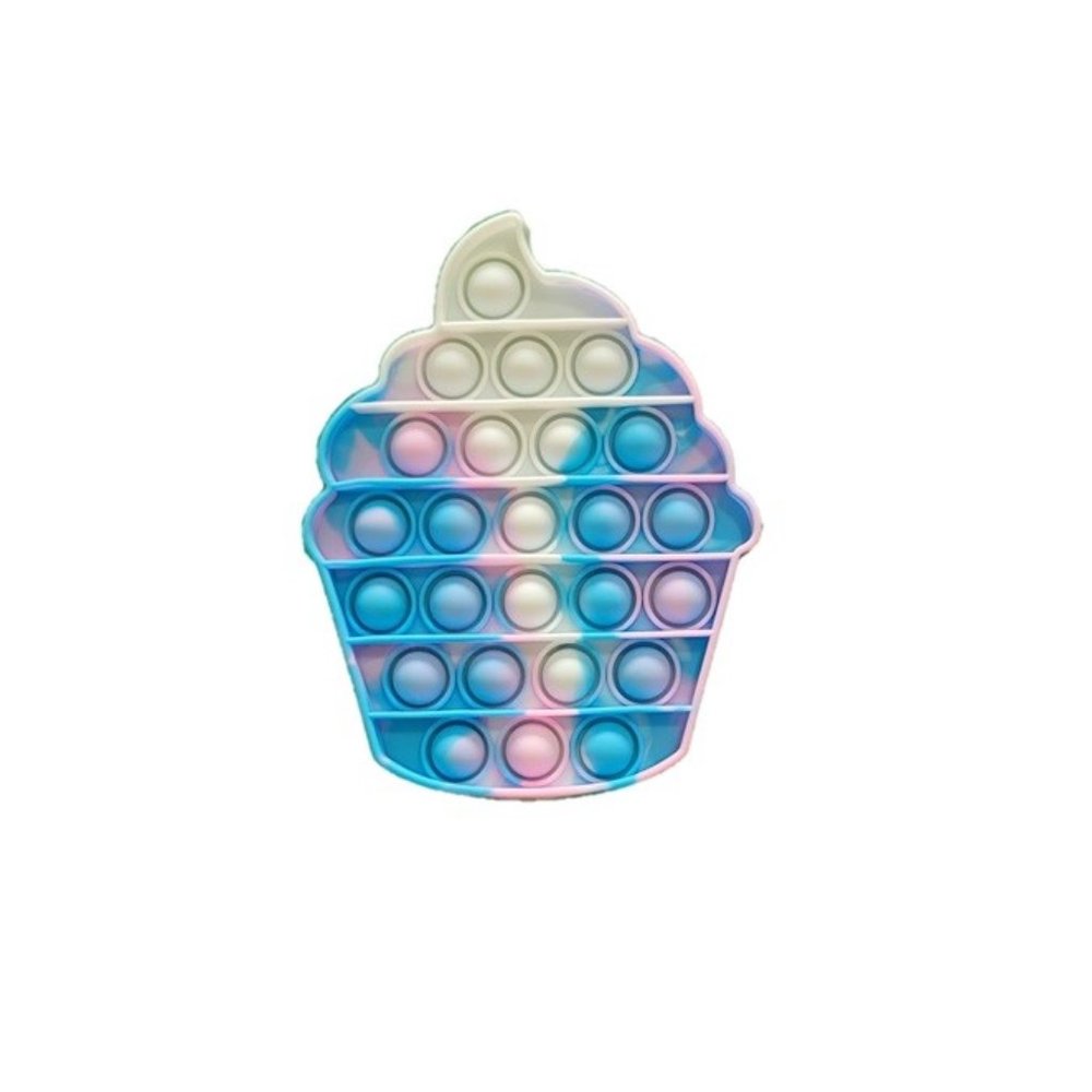 Fidget pop it relaxation game toy game puzzle cupcake